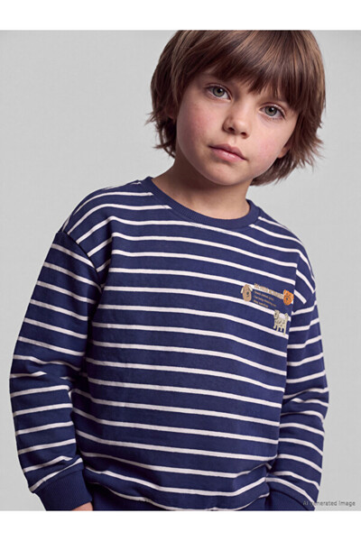 LC Waikiki Timeless Clothing & Timeless Choices Striped Boys' Thick Sweatshirt