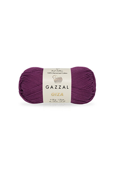 Gazzal Giza 100% Mercerized Cotton Knitting Yarn 50 Gr 125 m – 1 Piece-2467
