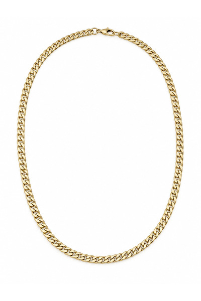 AUBRA Talora Wave Xuping Women's Steel Necklace Tarnish Resistant Gold Color