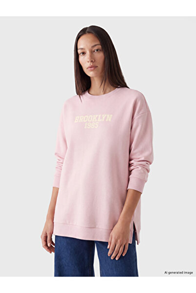 LC Waikiki Timeless Clothing & Timeless Choices Printed Women's Thick Sweatsh...