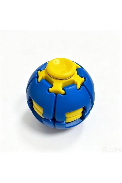 Generic Push to Spin Fidget Ball, Press and Release to Keep It Spinning, Glow...