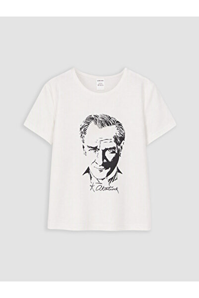LC Waikiki Timeless Clothing & Timeless Choices Ataturk Printed Girls' T-Shirt