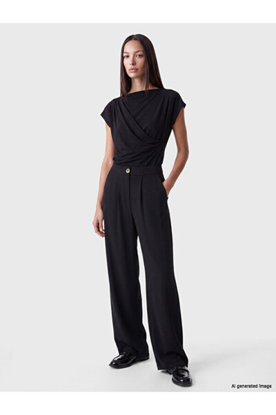 LC Waikiki Timeless Clothing & Timeless Choices Relaxed Fit Women's Pleated F...