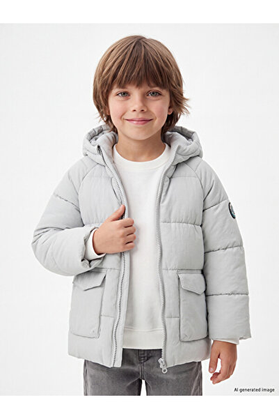 LC Waikiki Timeless Clothing & Timeless Choices Hooded Pocketed Boy's Coat