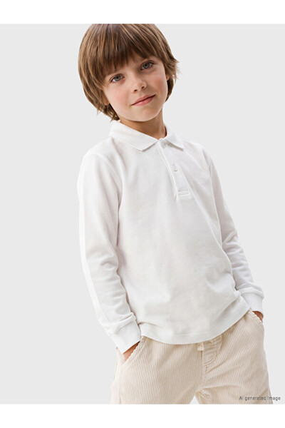 LC Waikiki Timeless Clothing & Timeless Choices Turn-Down Collar Boys' T-Shirt