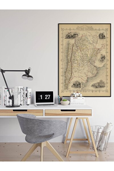 Pegziz Νότια Αφρική Kaffraria 1851 City Plan Χάρτης Καλλιτεχνική διακόσμηση τ...