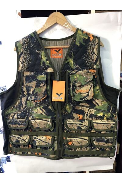 Dargo Avcı Yeleği M Beden Orman Desenli
