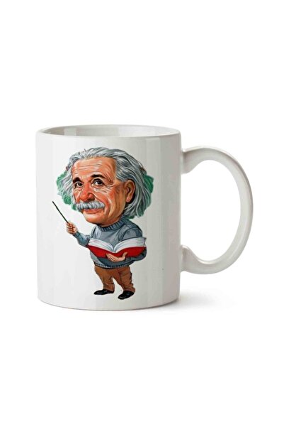 ART HEDİYE كوب آينشتاين مطبوع على الجانبين