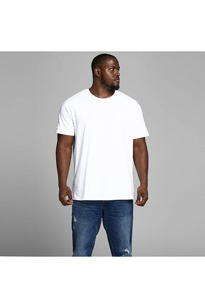 Jack & Jones Ανδρικό λευκό μπλουζάκι Organic Basic (12158482-w)