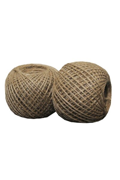 DALENES TİCARET - Doğal Jüt Ip 2 Adet|kaliteli Kopmaz 100 Metre(90-100 GRAM) ...