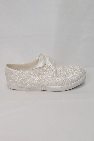 Berush Bride Seria 902 Pantofi de mireasa cu toc cu pană și margele