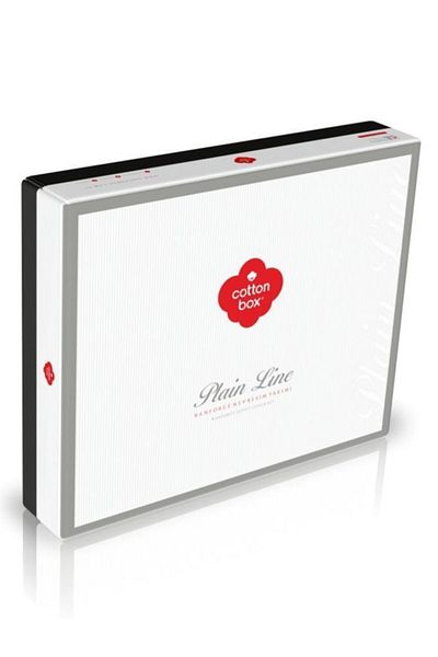Cotton Box Set cutie de bumbac, unică, cuvertură de pilota, roșu negru