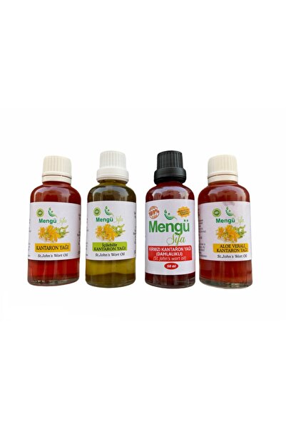 mengü şifa زيت نبتة سانت جون 4 عبوات - 200 مل