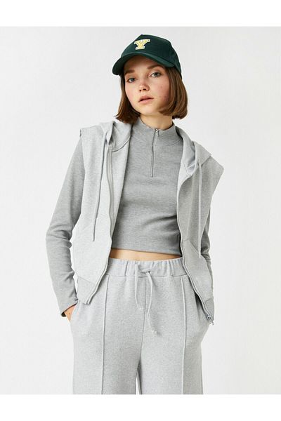 Koton Sweatshirt - Grau - Regular Fit