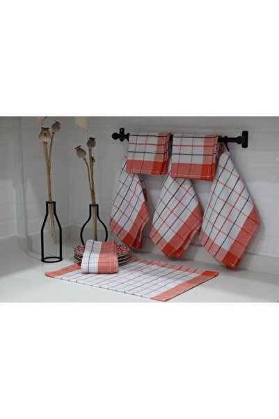 Gerçektrend Mutfak Kurulama Bezi Peçetesi Havlusu Beslenme Örtüsü 6'lı Set Tu...