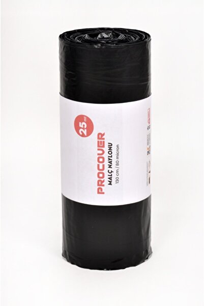 Procover Siyah Malç Naylonu  130 cm Genişlik  80 Micron   25 mt  Çilek Naylonu