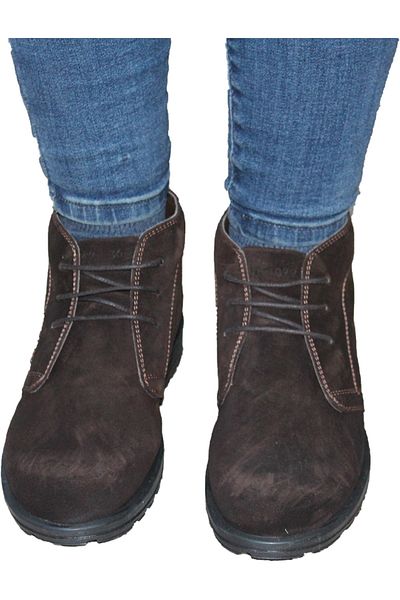 GokceKundura06 Γυναικείες Δερμάτινες Μπότες Suede Snow Winter