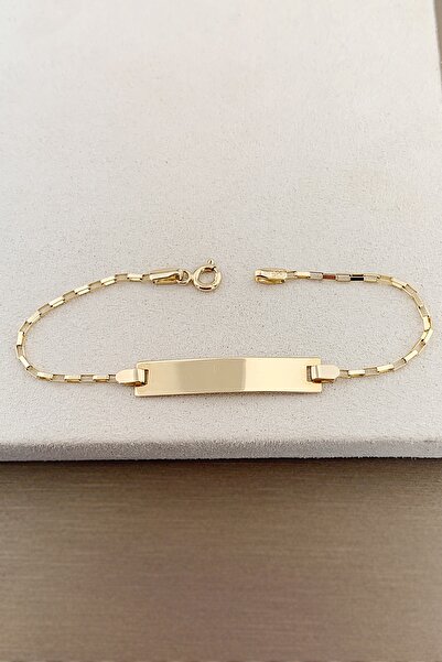 Seda Mücevherat Isimli Bebek Çocuk Altın Bileklik Künyesi