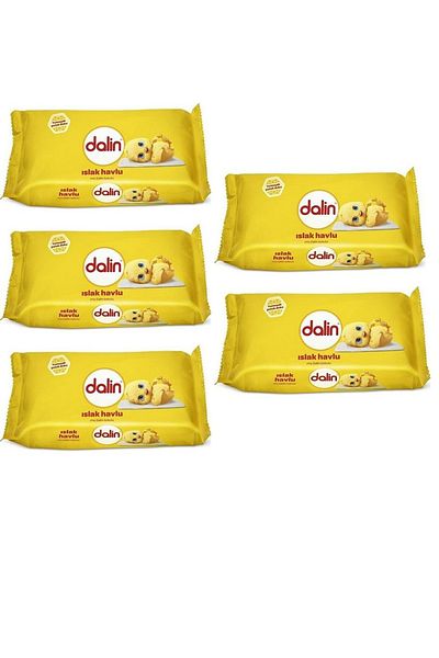 Dalin Giant Deal Package of 5 Wet Wipes X56