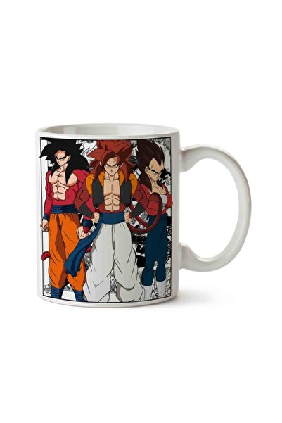 ART HEDİYE كوب Goku Vegeta Gogeta Ssj مطبوع على الجانبين
