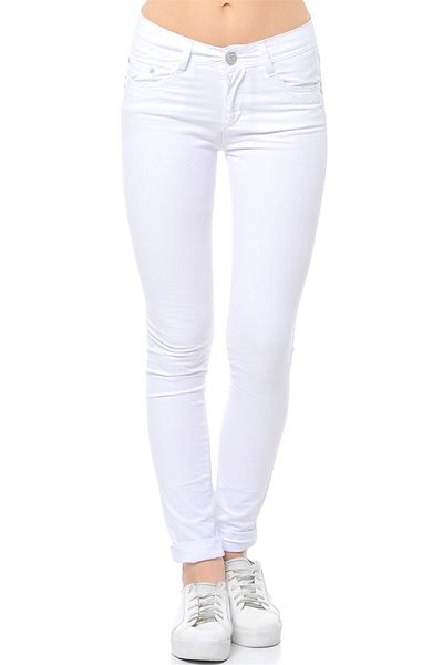 Lee Cooper Women's Mayra Skinny Fit Trousers White 152 LCF221001
