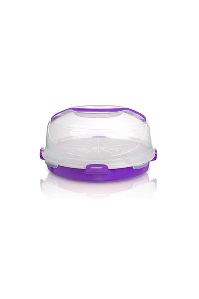 Melkan Home Cake Dish with Chamber 7 Liter + 2.5 Liter Chamber Purple