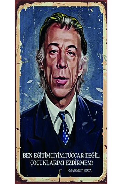 hediyeniburadabul Ξύλινη αφίσα σχεδιασμού της Τουρκικής Κινηματογραφίας Yeşil...