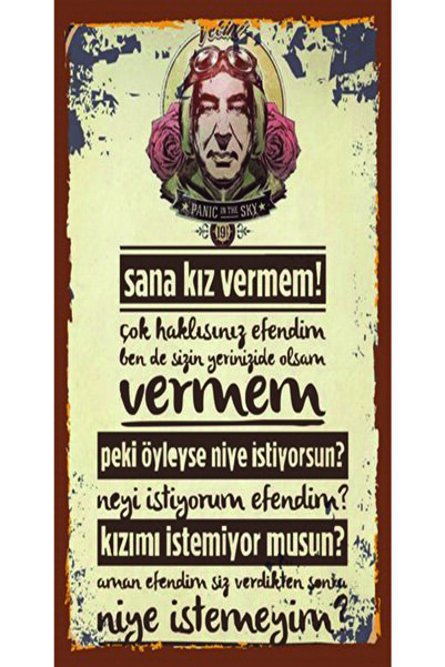 hediyeniburadabul Ξύλινη αφίσα σχεδιασμού της Τουρκικής Κινηματογραφίας Yeşil...