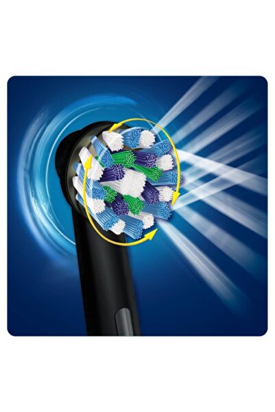 Oral-B Diş Fırçası Yedek Başlığı Cross Action 4'lü+ Yedek Başlığı Cross Action Siyah 4'lü