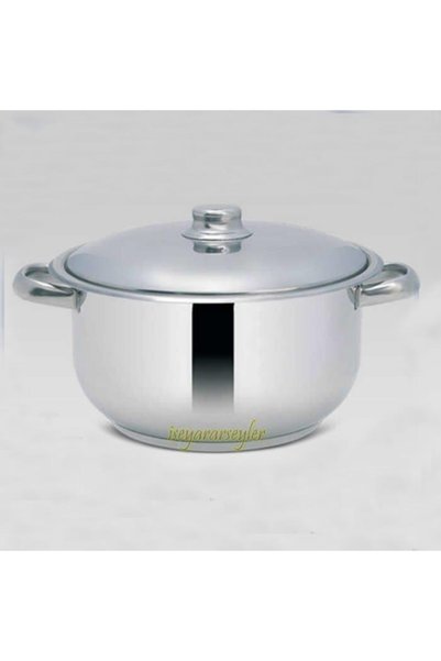abnturk 24cm Özel Kapsul Taban Alyans Çelik Tencere 6.5l