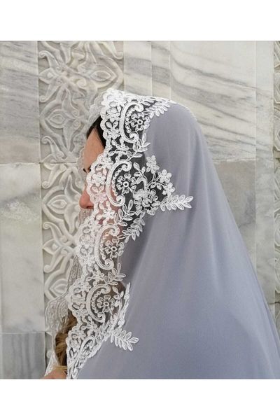 Lady Rio French Guipure Lace Mevlüt Shawl Special Day Chiffon Shawl Scarf Engagement Bundle Dowry Box
