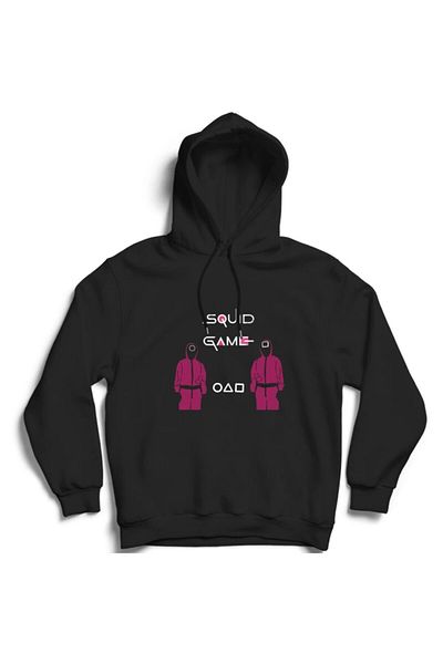 fame-stoned Суитшърт с качулка с щампа от телевизионния сериал Squid Game