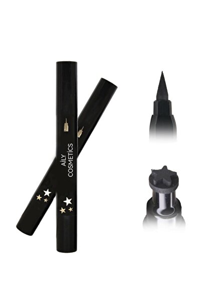 AİLY COSMETİCS Roesıa Çift Uçlu Yıldız Desenli Kalem Eyeliner