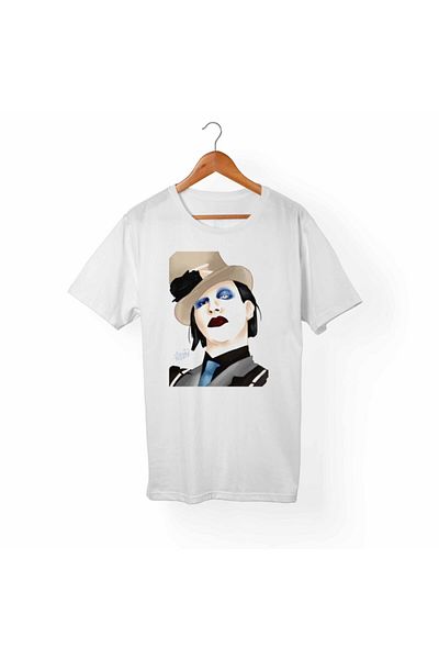 Alfa Tshirt Λευκό μπλουζάκι Marlyn Monro