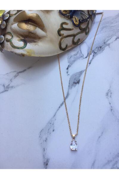 Accessories Damla Taşlı Zincir Kolye