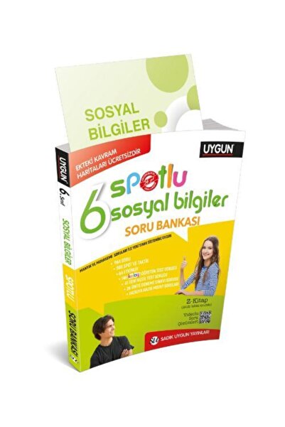 Sadık Uygun Yayınları Uygun Spotlu Soru Bankası – Sosyal Bilgiler 6. Sınıf (K...