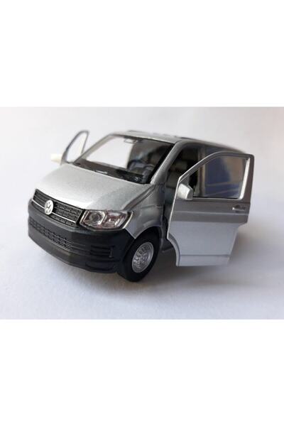 Welly Metal Volkswagen Transporter Panelvan Metal Minibüs Gri Orjinal