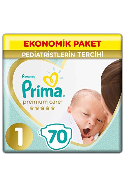 Prima Bebek Bezi Premium Care 1 Beden 70 Adet Yenidoğan Jumbo Paket