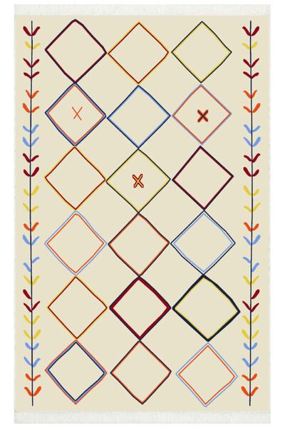 Eko Halı Ekohalı Arya Ar21 Renkli Çift Taraflı Çamaşır Makinasında Yıkanabile...