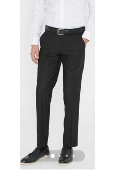 Brango Bymen Men's Slimfit Black Fabric Trousers