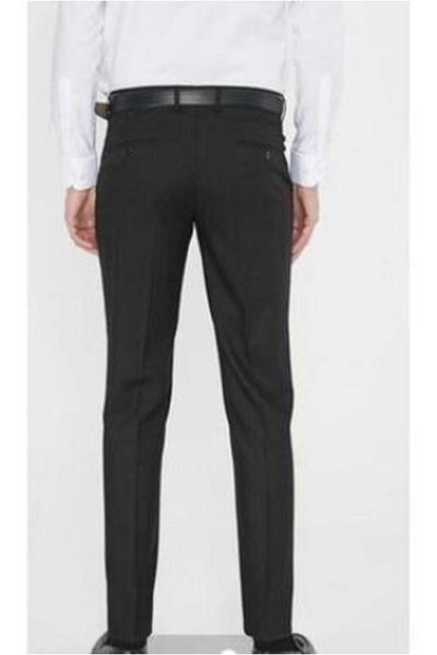 Brango Bymen Men's Slimfit Black Fabric Trousers