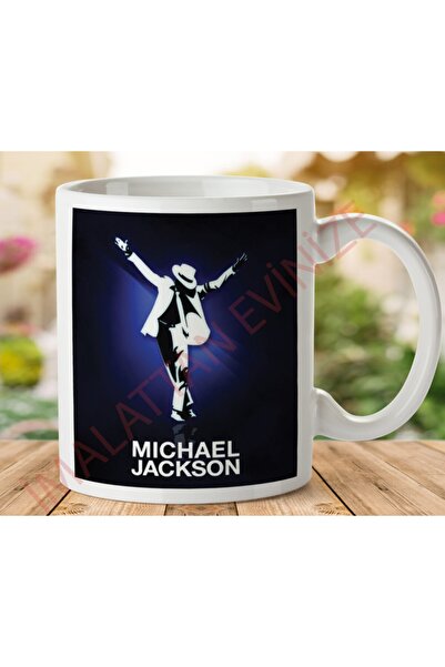 ART HEDİYE كوب ميشيل جاكسون مطبوع على الجانبين