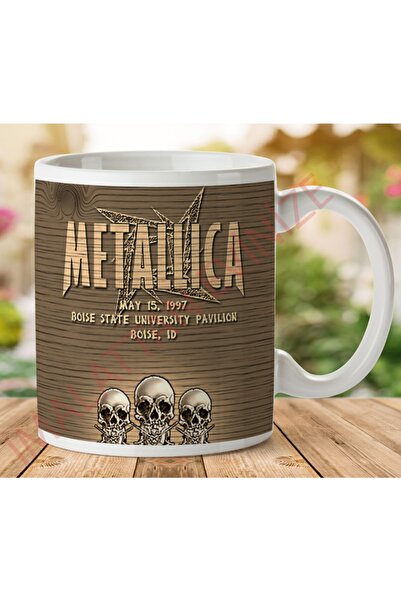 ART HEDİYE كوب ميتاليكا بويز مطبوع على الجانبين