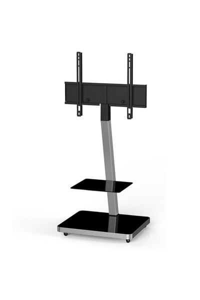 Sonorous Pl 2710 Blk Slv Tekerlekli Televizyon Sunum Sehpası 40'' - 65'' Tv S...