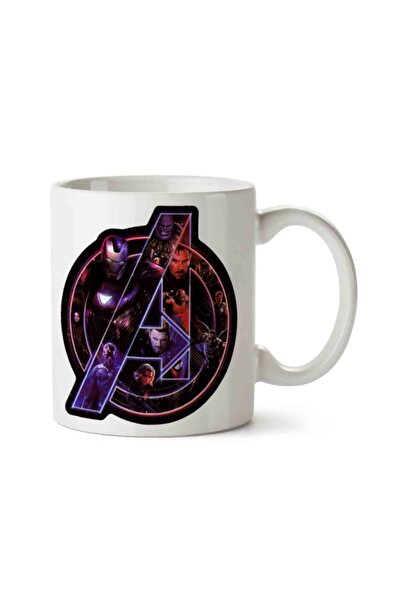 ART HEDİYE كوب مارفل أفنجرز مطبوع على الجانبين