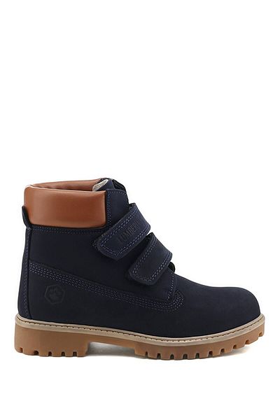 lumberjack River 100% Γνήσιο Δέρμα - Παιδικές Μπότες CAT Navy Blue