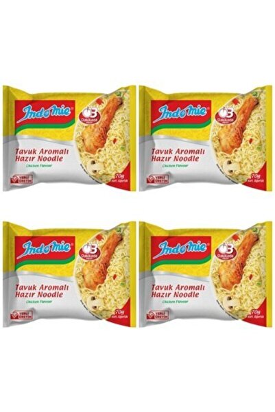 İndomie Indomıe Paket Tavuklu Noodle 70gr 4 Adet