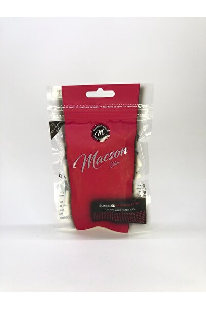 MACSON Pamuklu Filtreli Ağızlık Sigara Sarma Pamuğu Tütün Sarma Için Zıvana F...