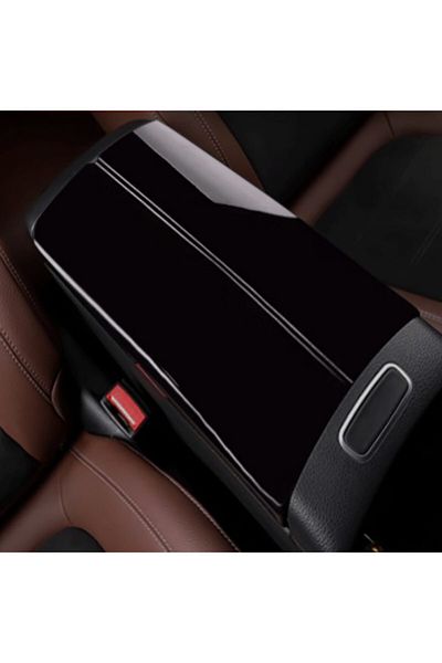 OLED GARAJ Compatible Armrest Cover Piano Black for Mercedes A Series 2019+ W177