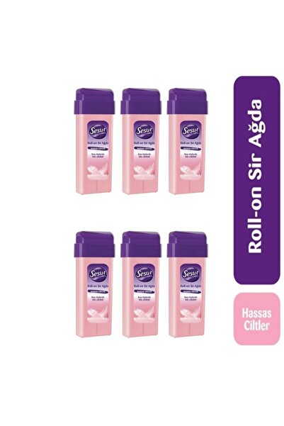 Sesu Roll-on  Pudralı Ağda 100ml 6'lı Set